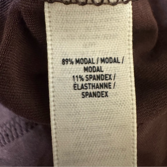 KHY by Kylie Jenner Sleek Soft Stretch Low Rise Chocolate Brown Pant Size 2X - Picture 7 of 7